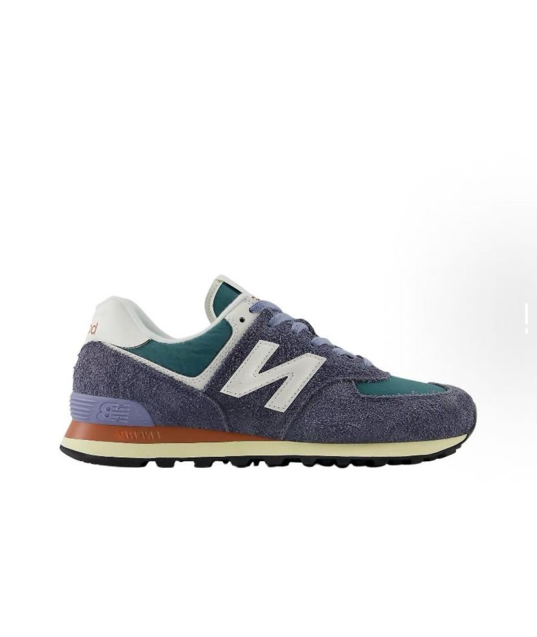 NEW BALANCE Фиолетовые замшевые кроссовки, фото 7