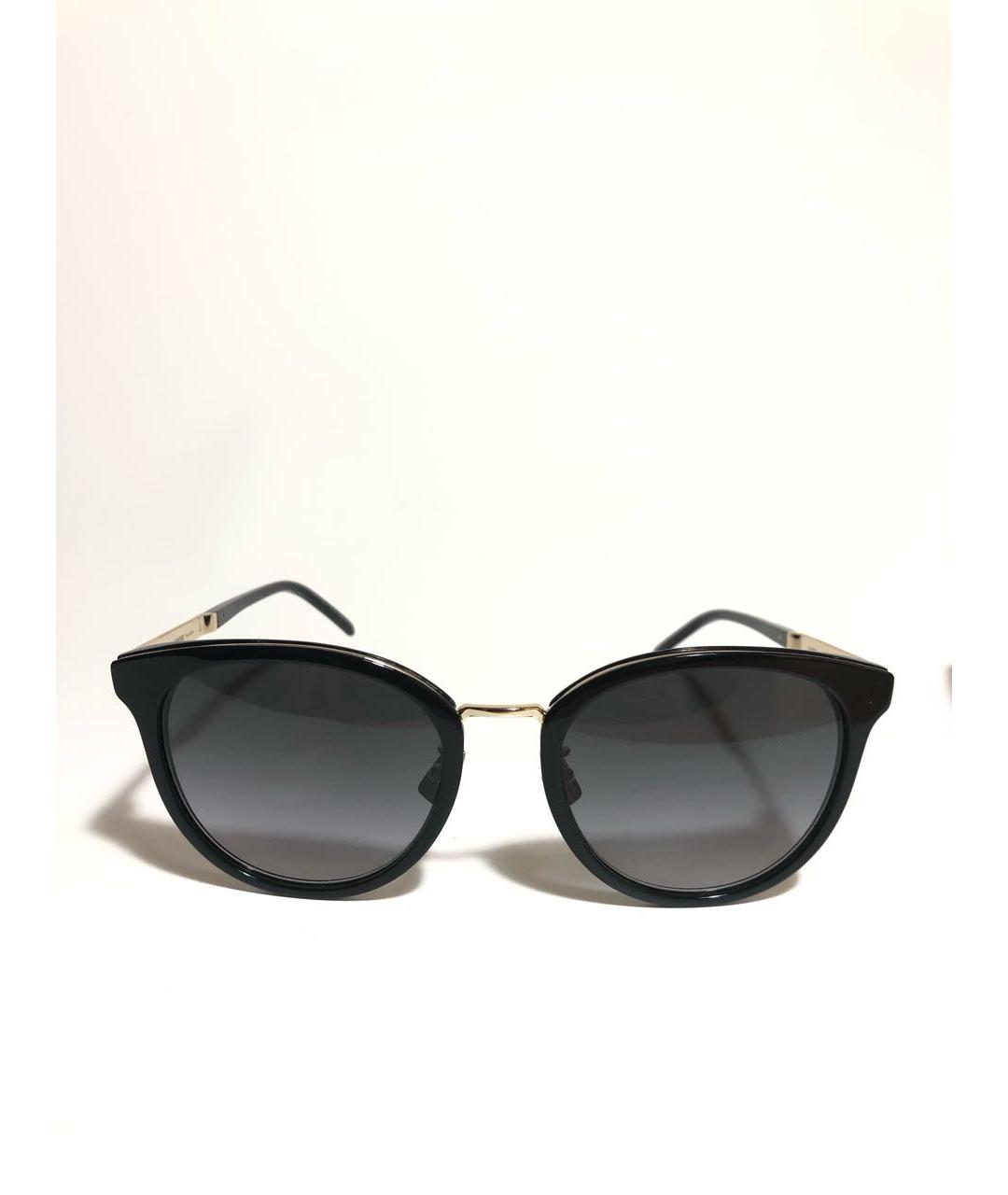 SAINT LAURENT Черные пластиковые солнцезащитные очки, фото 6