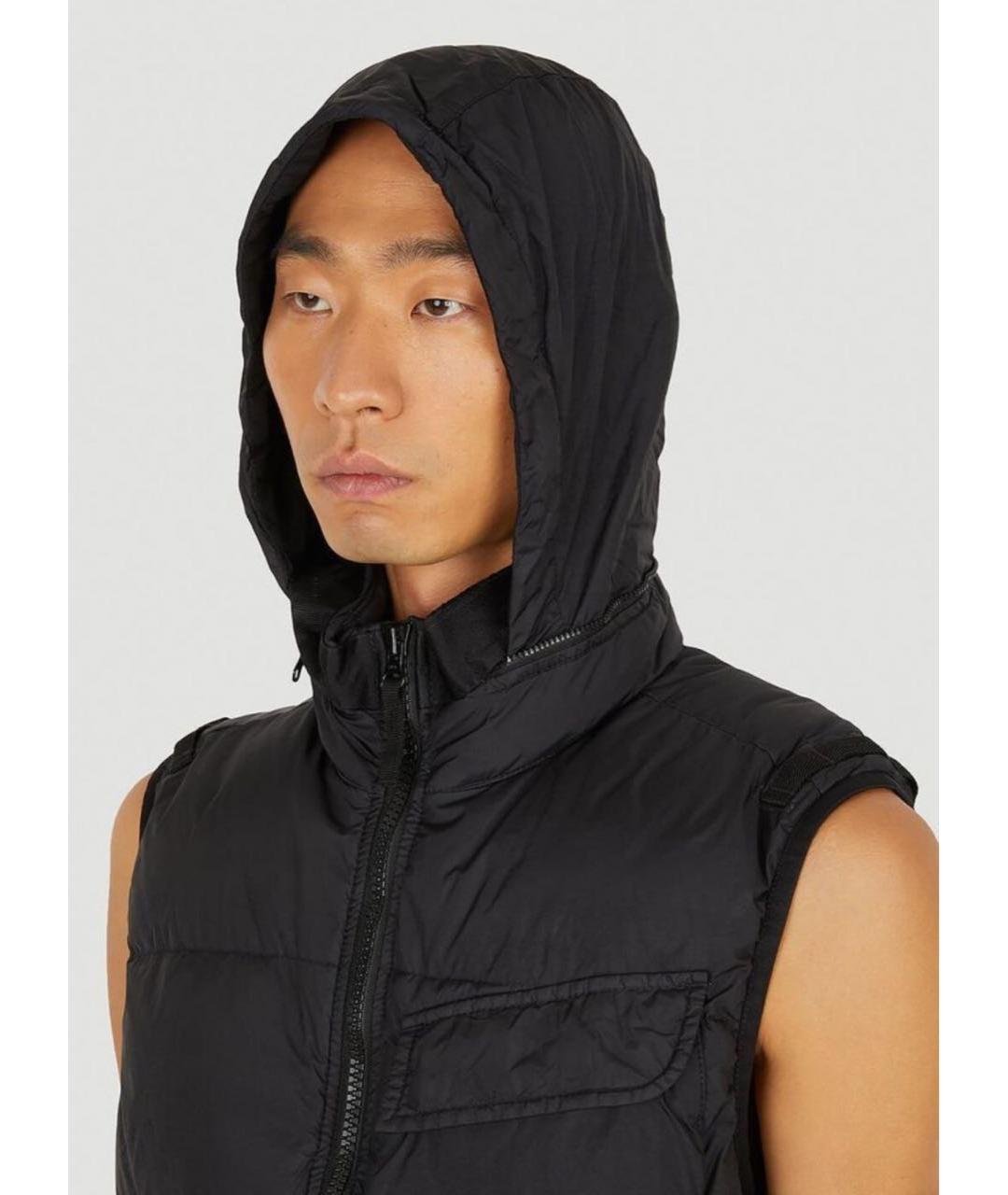 STONE ISLAND Черный жилет, фото 6