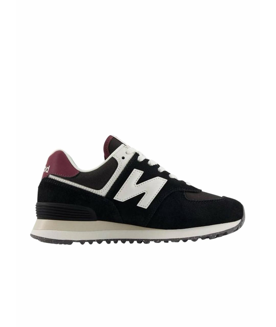 NEW BALANCE Черные замшевые кроссовки, фото 1