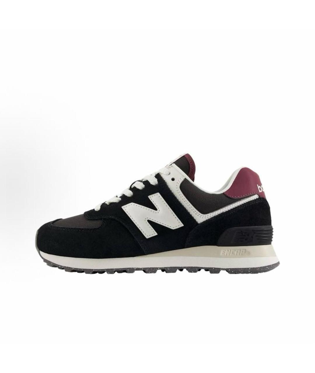 NEW BALANCE Черные замшевые кроссовки, фото 3