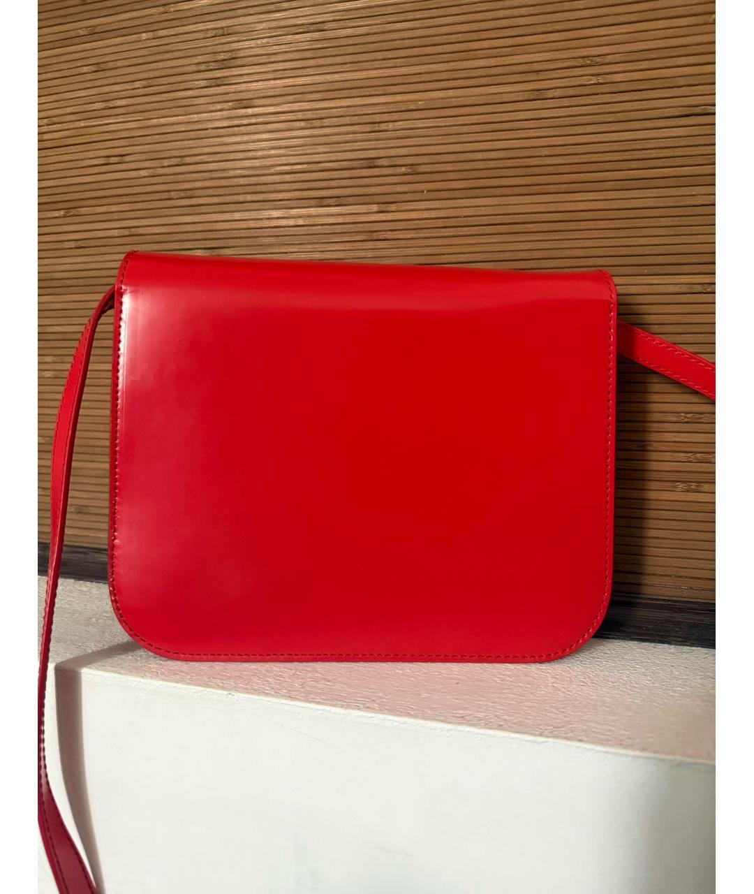 BALLY Красная кожаная сумка тоут, фото 3