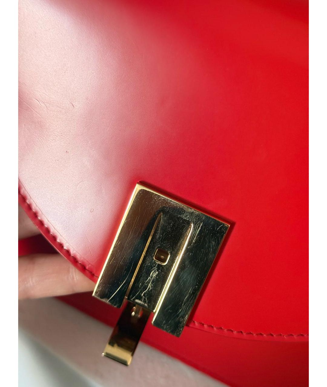 BALLY Красная кожаная сумка тоут, фото 5