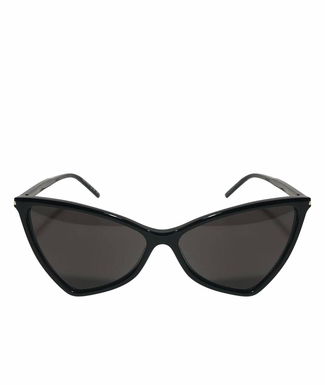 SAINT LAURENT Черные пластиковые солнцезащитные очки, фото 1