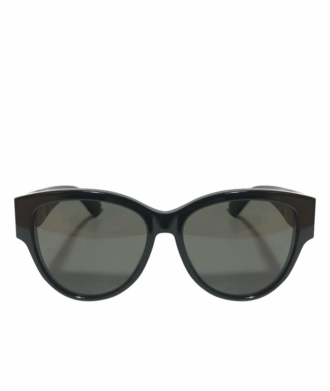 SAINT LAURENT Черные пластиковые солнцезащитные очки, фото 1