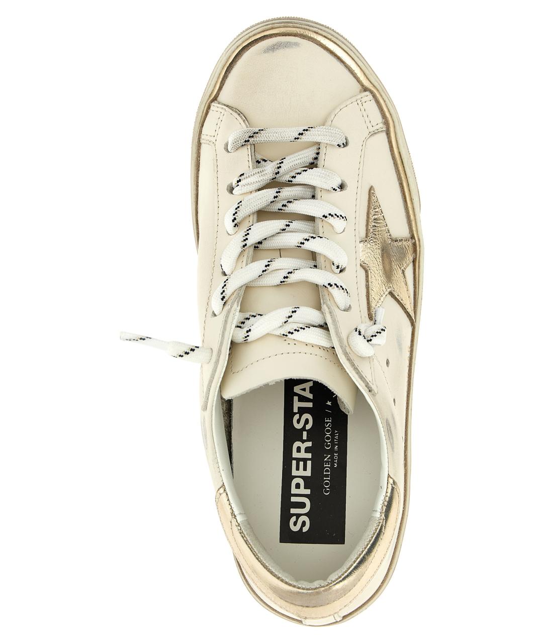 GOLDEN GOOSE DELUXE BRAND Мульти кожаные кеды, фото 4
