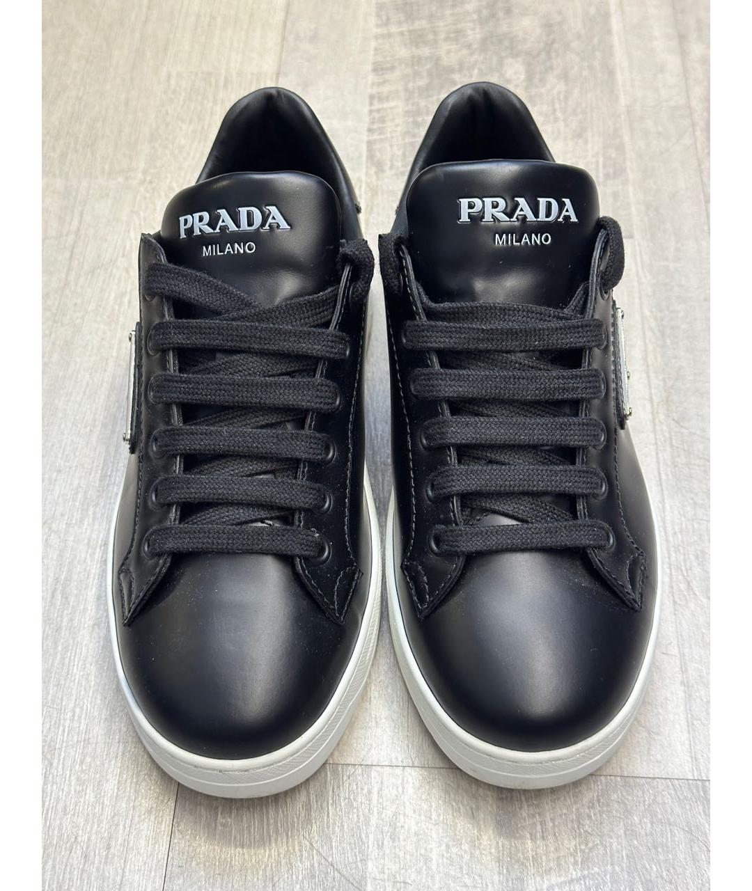 PRADA Черные кеды, фото 3