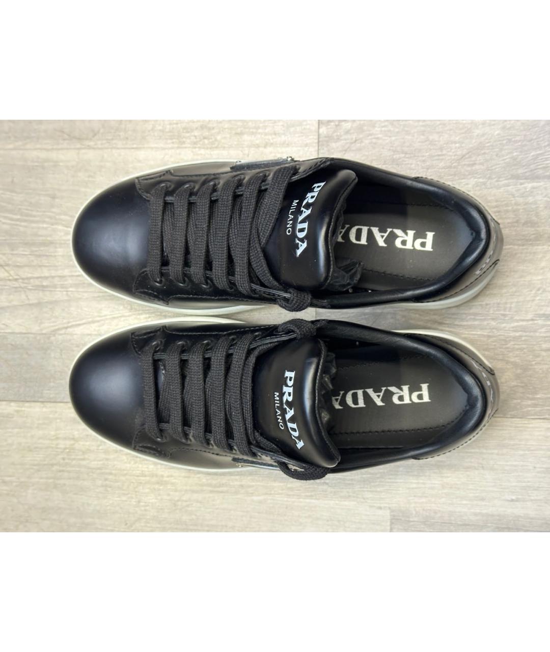 PRADA Черные кеды, фото 4