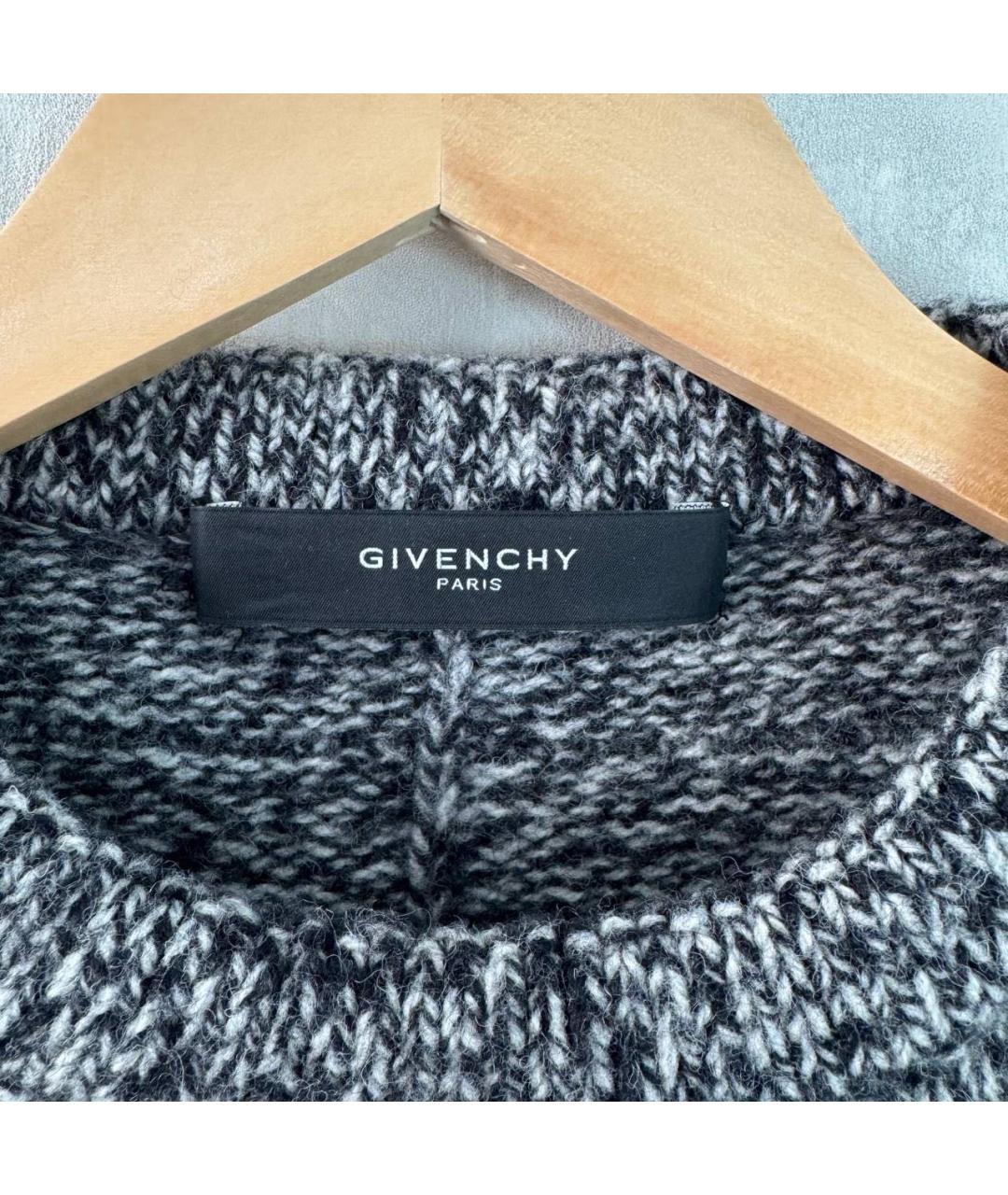 GIVENCHY Серый шерстяной джемпер / свитер, фото 3
