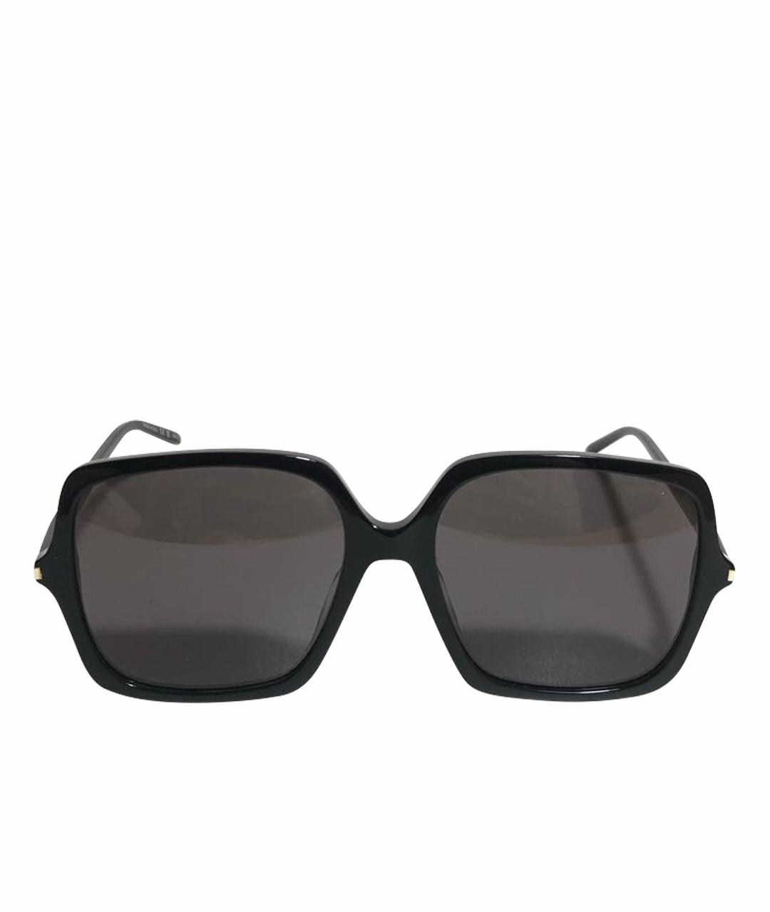 SAINT LAURENT Черные пластиковые солнцезащитные очки, фото 1