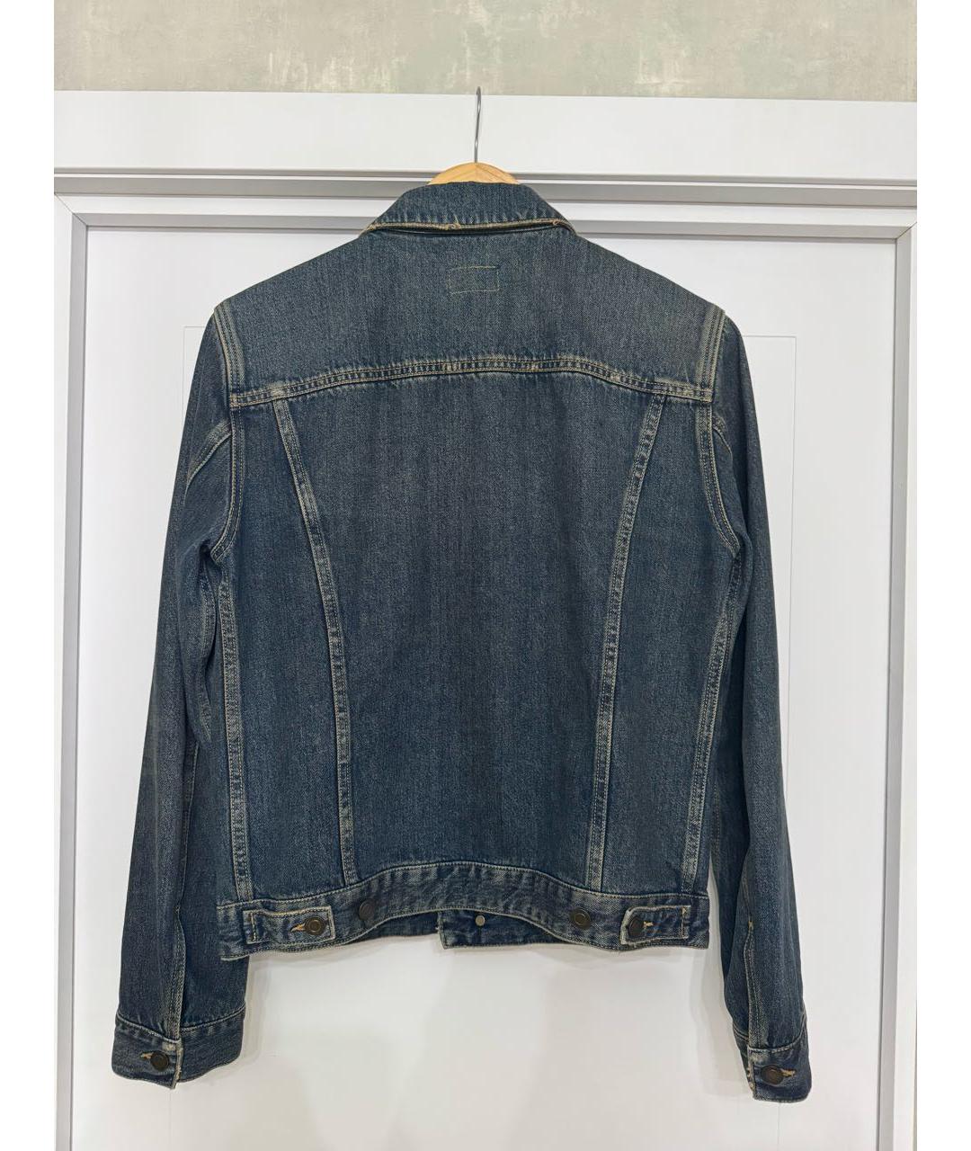 SAINT LAURENT Синяя деним куртка, фото 2