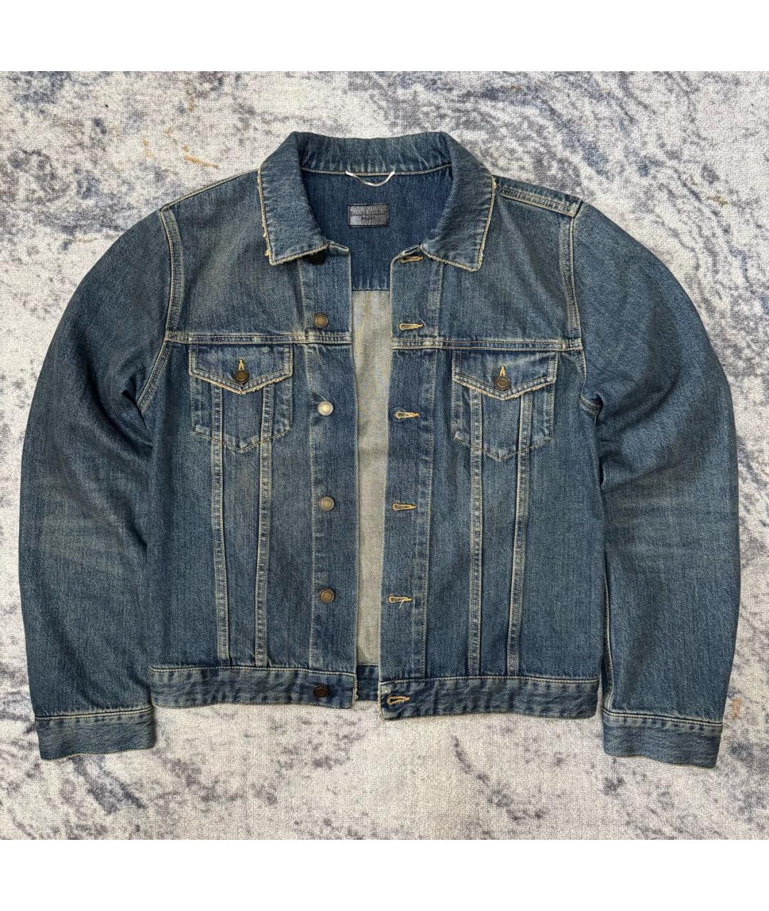 SAINT LAURENT Синяя деним куртка, фото 9