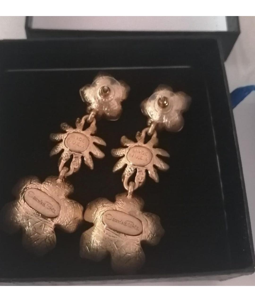 OSCAR DE LA RENTA Золотые серьги, фото 5
