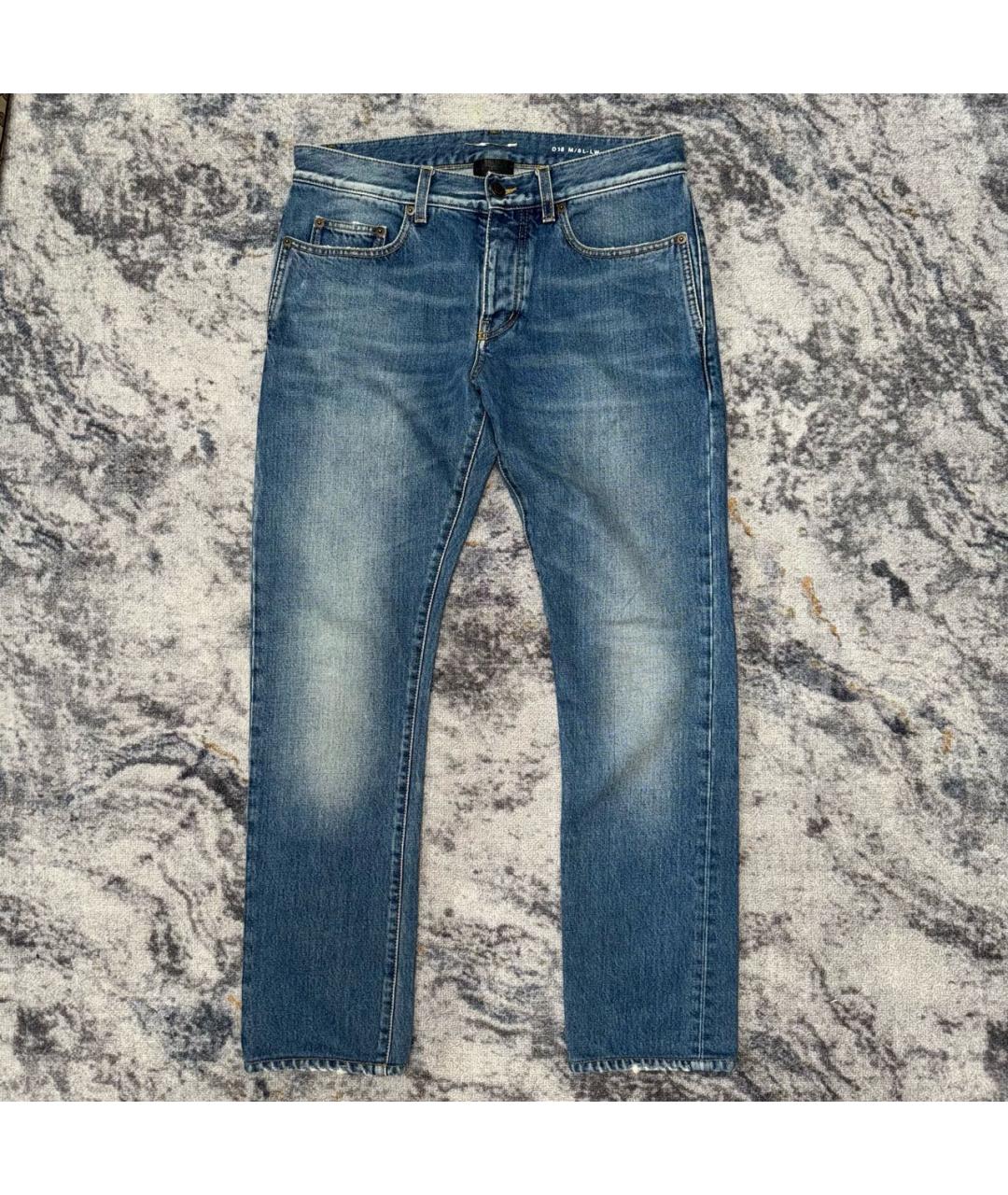 SAINT LAURENT Синие джинсы, фото 9