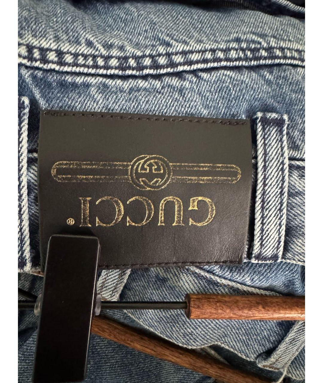 GUCCI Голубые джинсы, фото 6