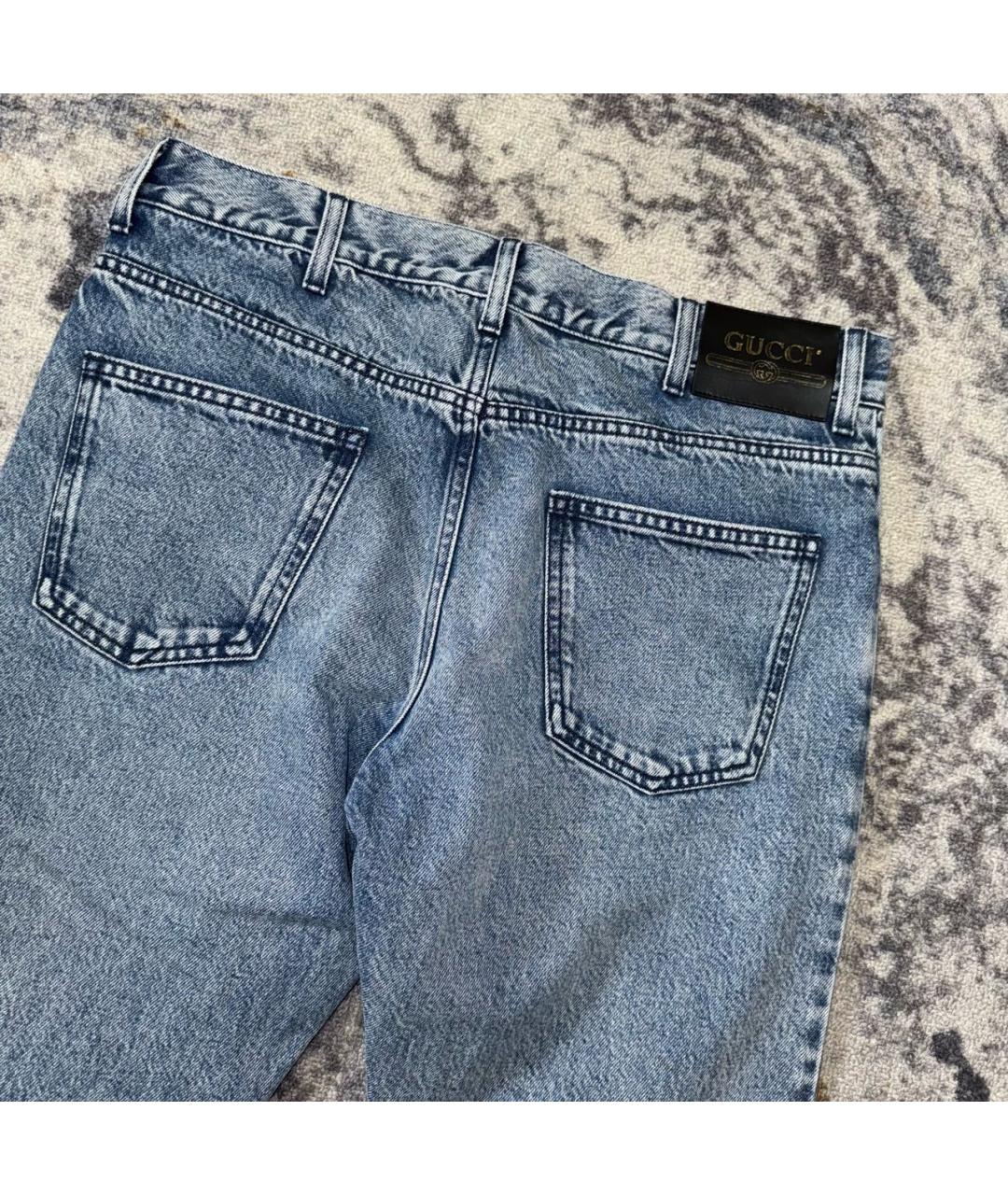 GUCCI Голубые джинсы, фото 3