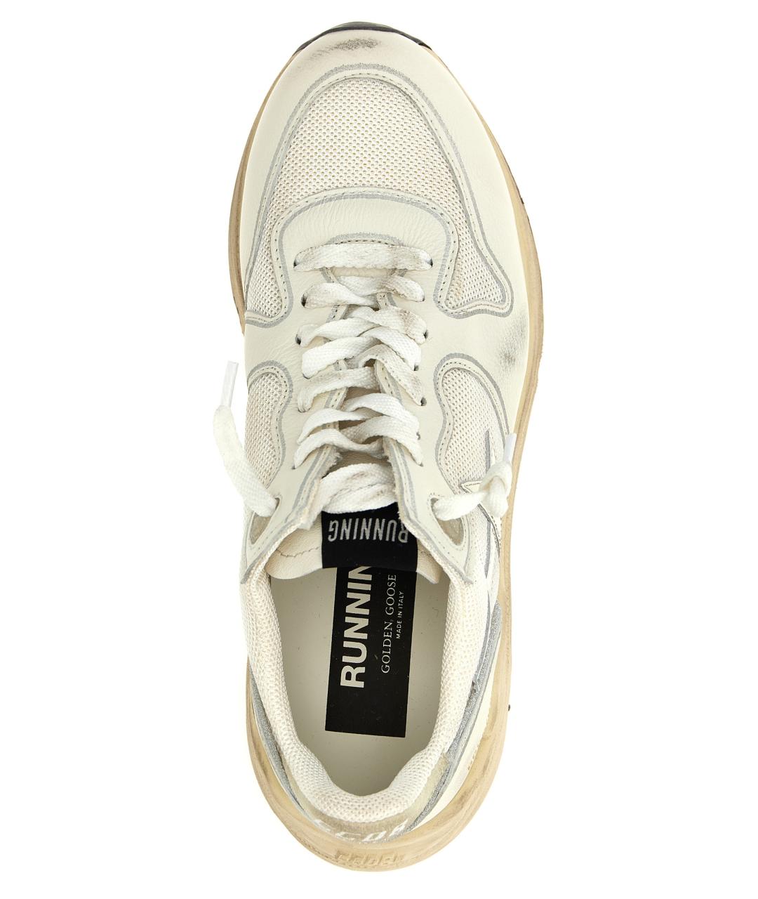 GOLDEN GOOSE DELUXE BRAND Белые кожаные кроссовки, фото 4