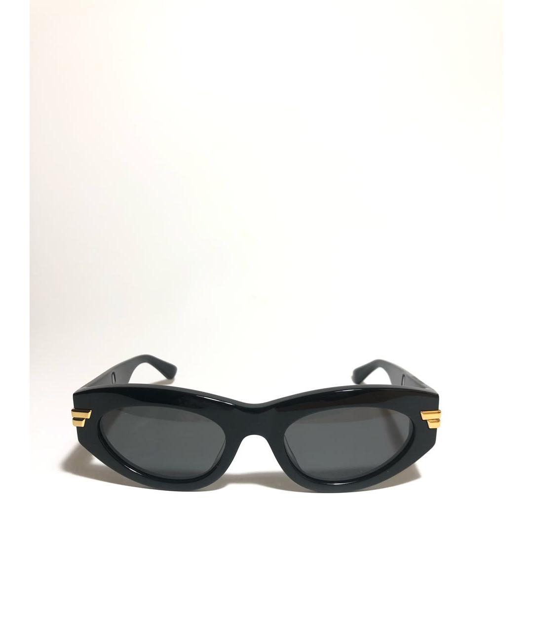BOTTEGA VENETA Черные пластиковые солнцезащитные очки, фото 6