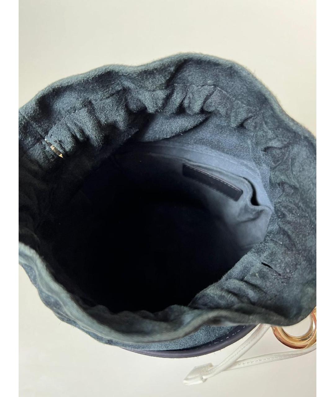 CHRISTIAN DIOR Черная кожаная сумка через плечо, фото 4