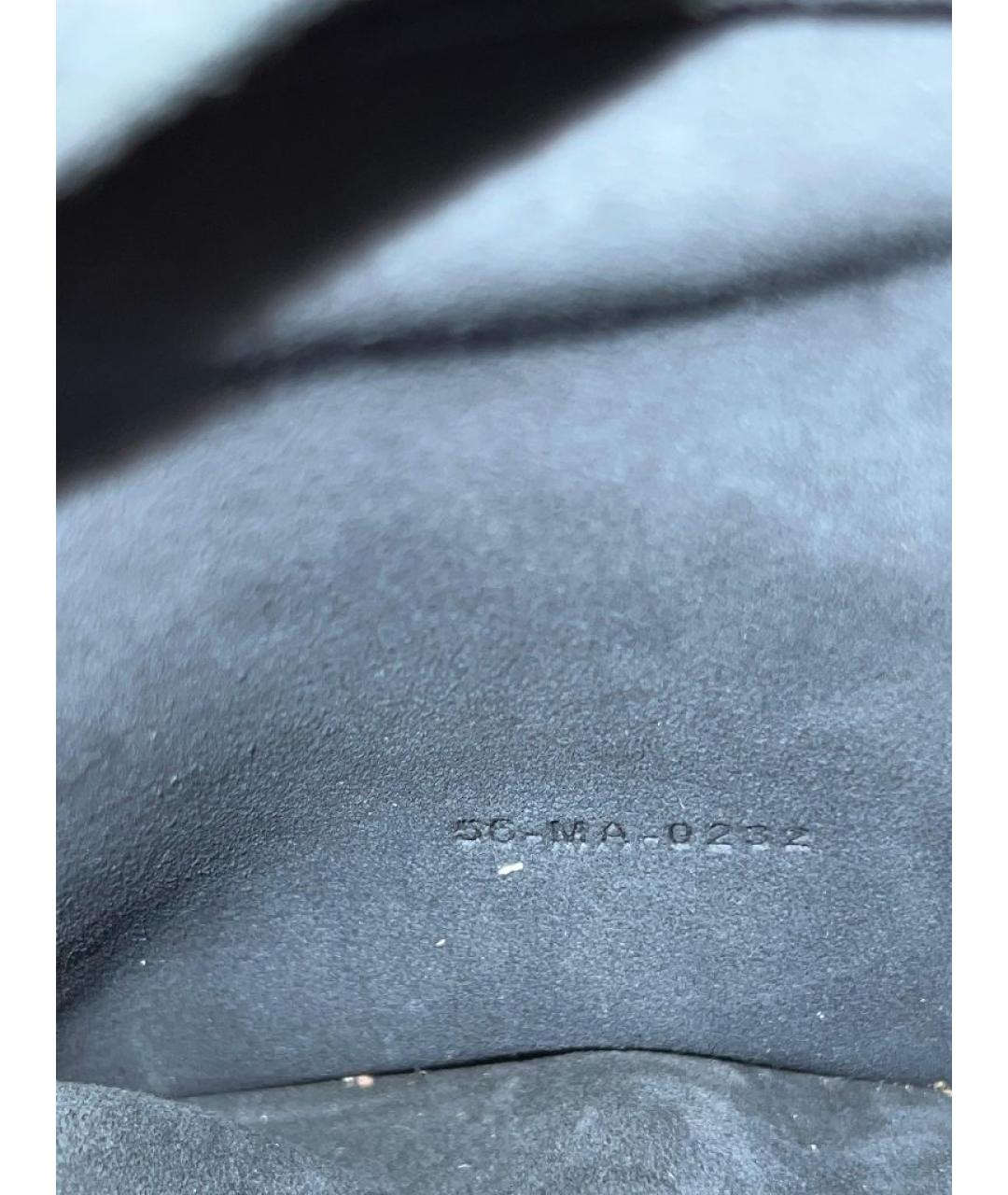 CHRISTIAN DIOR Черная кожаная сумка через плечо, фото 6