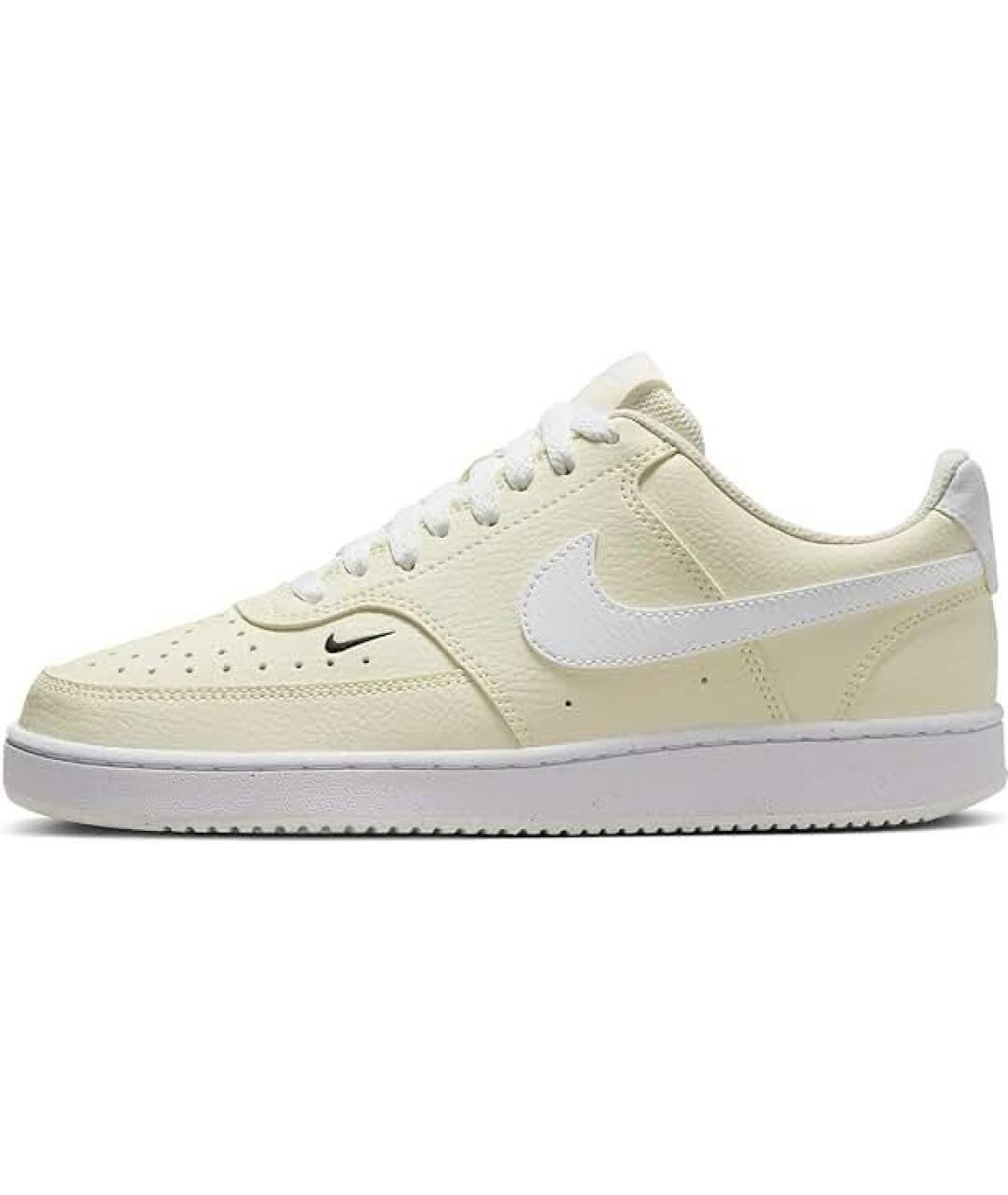 NIKE Желтые кеды из искусственной кожи, фото 9