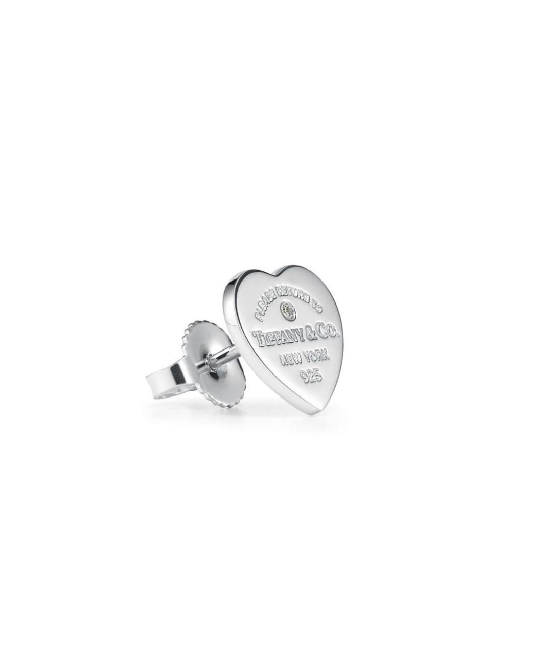 TIFFANY&CO Серебряные серебряные серьги, фото 3