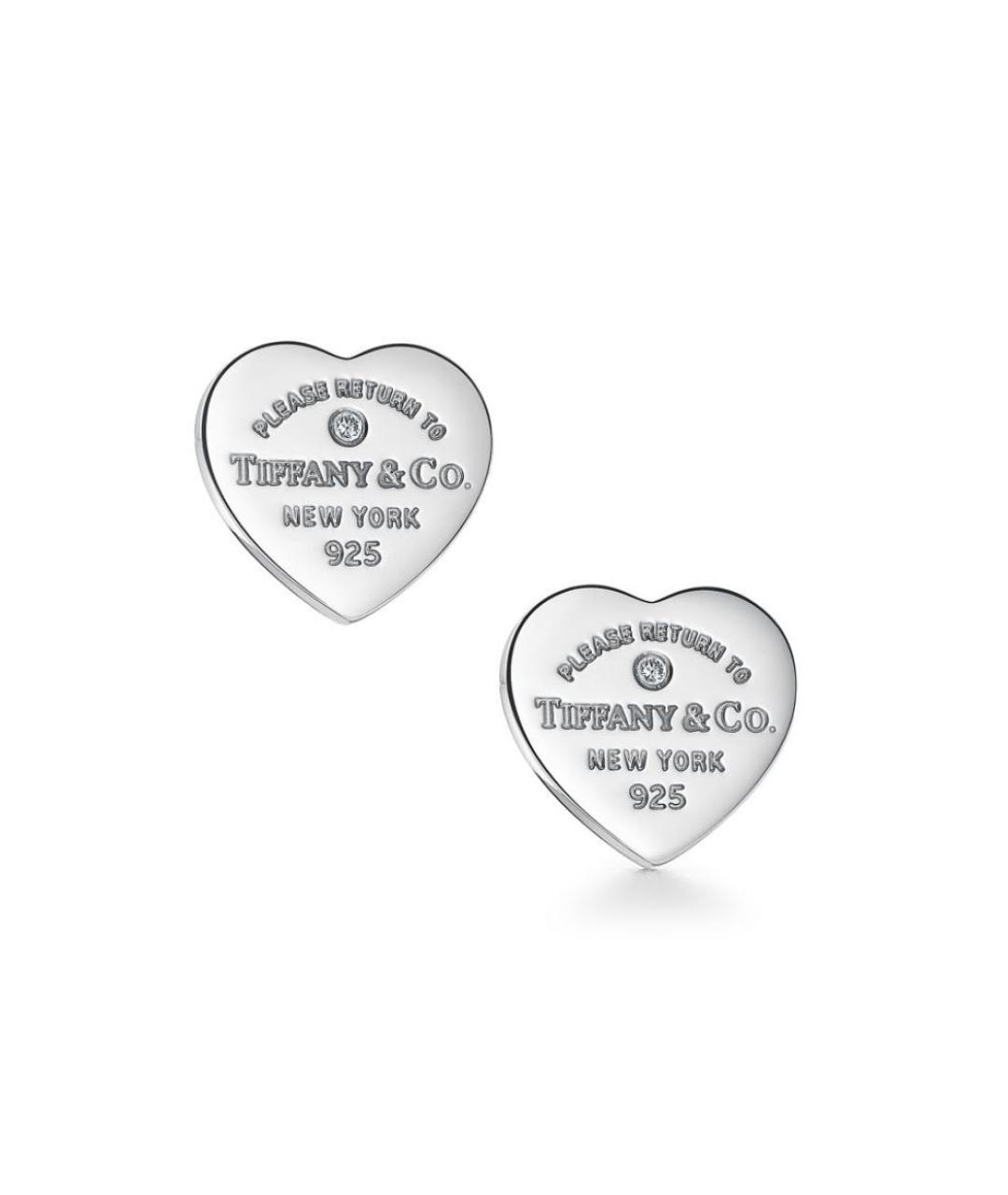 TIFFANY&CO Серебряные серебряные серьги, фото 1