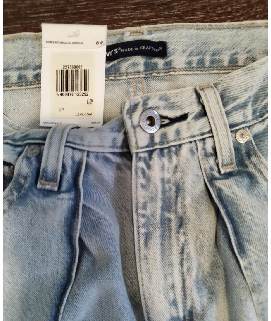LEVI'S Голубые прямые джинсы, фото 6