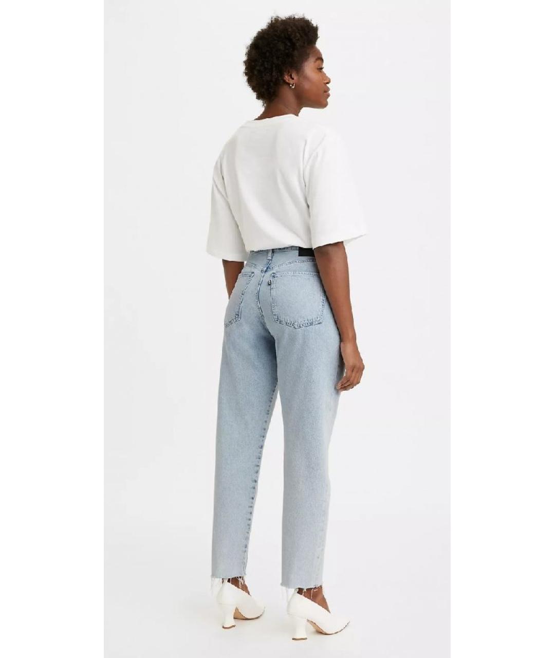 LEVI'S Голубые прямые джинсы, фото 4