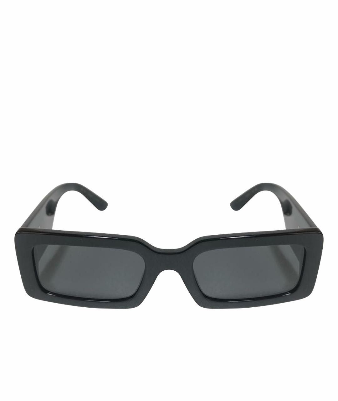 DOLCE&GABBANA Черные пластиковые солнцезащитные очки, фото 1