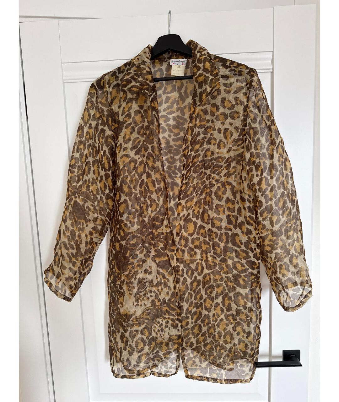 SAINT LAURENT Сетчатая туника, фото 10