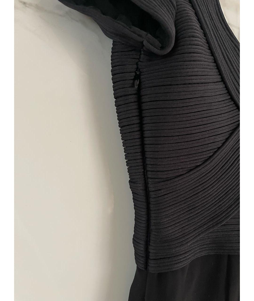 RALPH LAUREN COLLECTION Черное шелковое коктейльное платье, фото 7