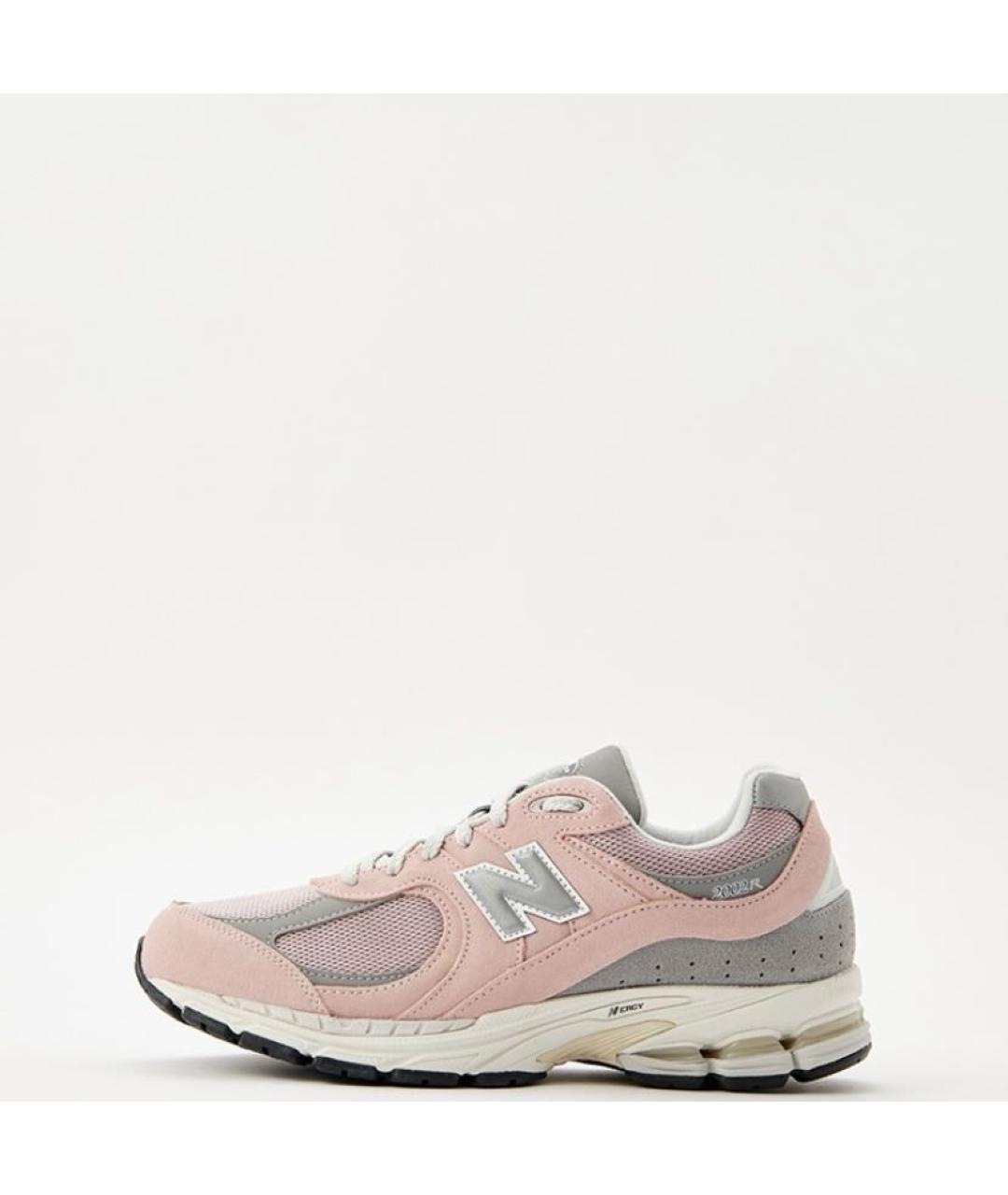 NEW BALANCE Розовые замшевые кроссовки, фото 2