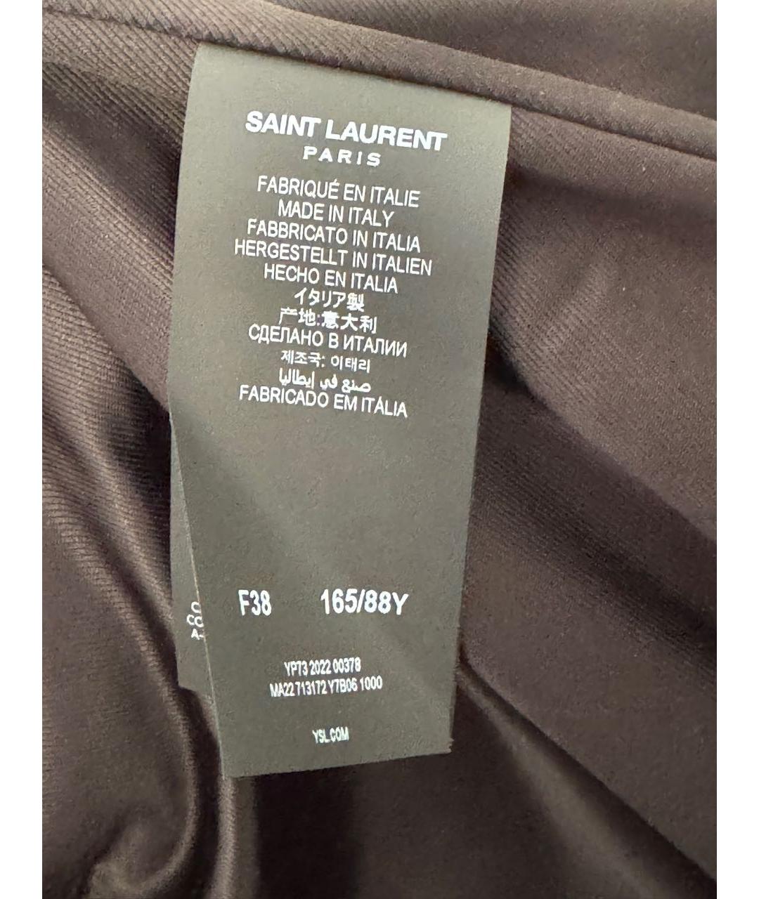 SAINT LAURENT Черная куртка, фото 6