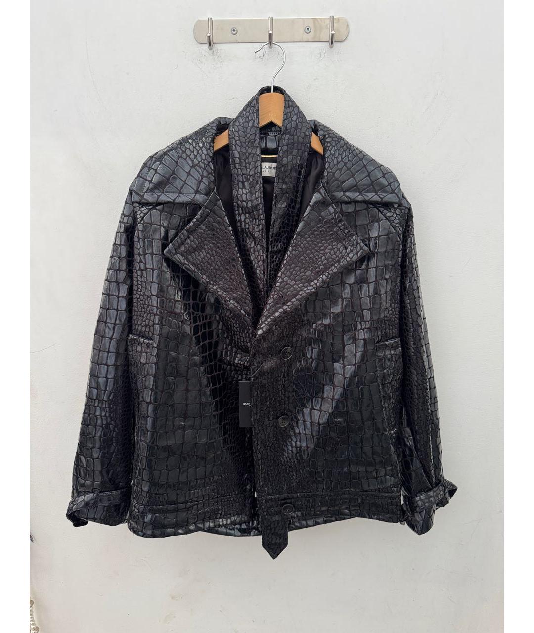 SAINT LAURENT Черная куртка, фото 9