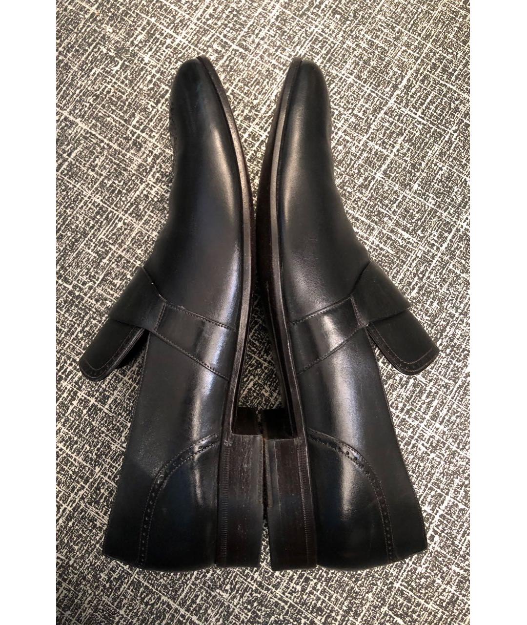 GUCCI Черные кожаные туфли, фото 8