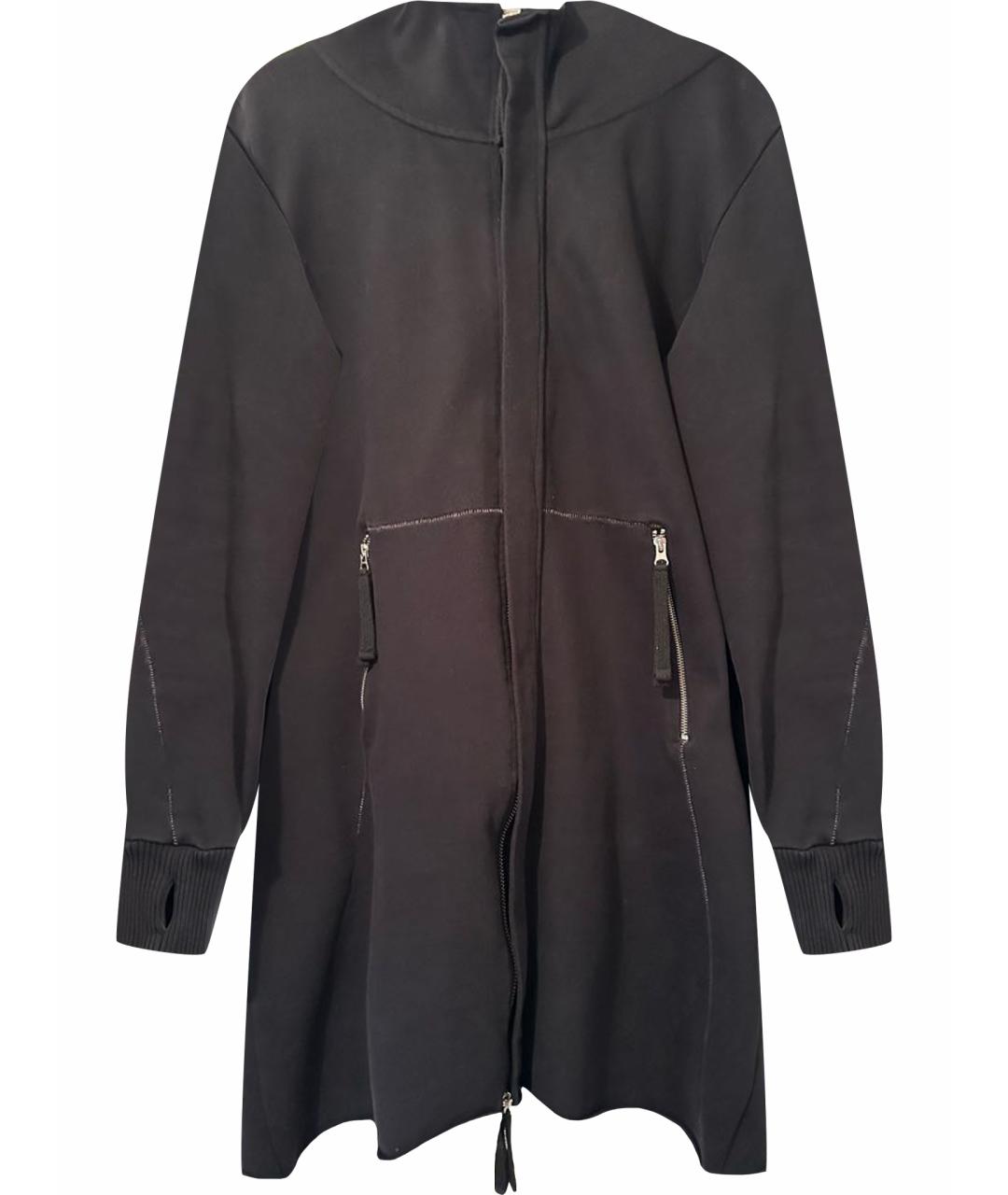 RICK OWENS Черная хлопковая парка, фото 1