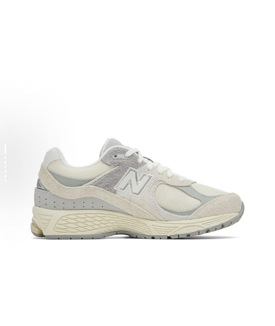 NEW BALANCE Бежевые замшевые кроссовки, фото 3