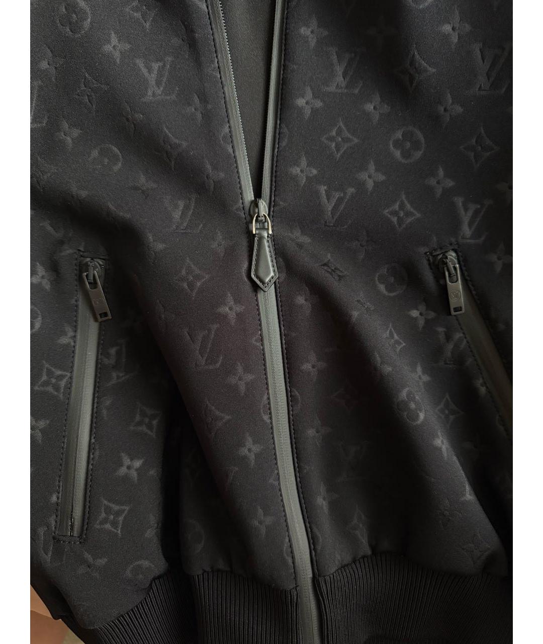 LOUIS VUITTON Черная полиамидовая куртка, фото 4