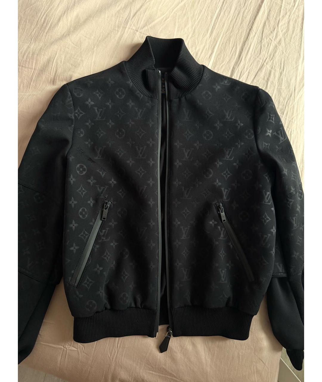 LOUIS VUITTON Черная полиамидовая куртка, фото 5