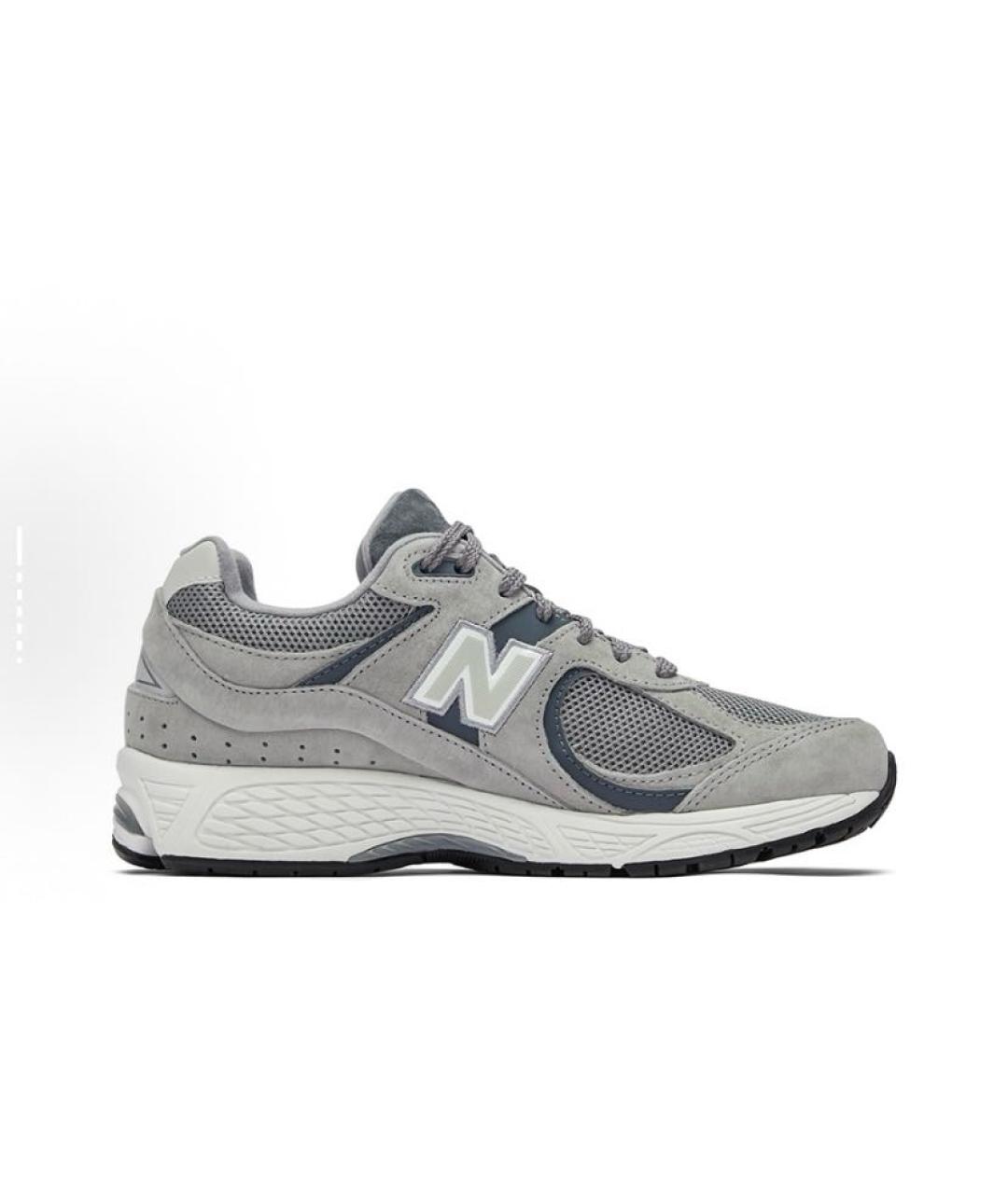 NEW BALANCE Серые замшевые кроссовки, фото 3