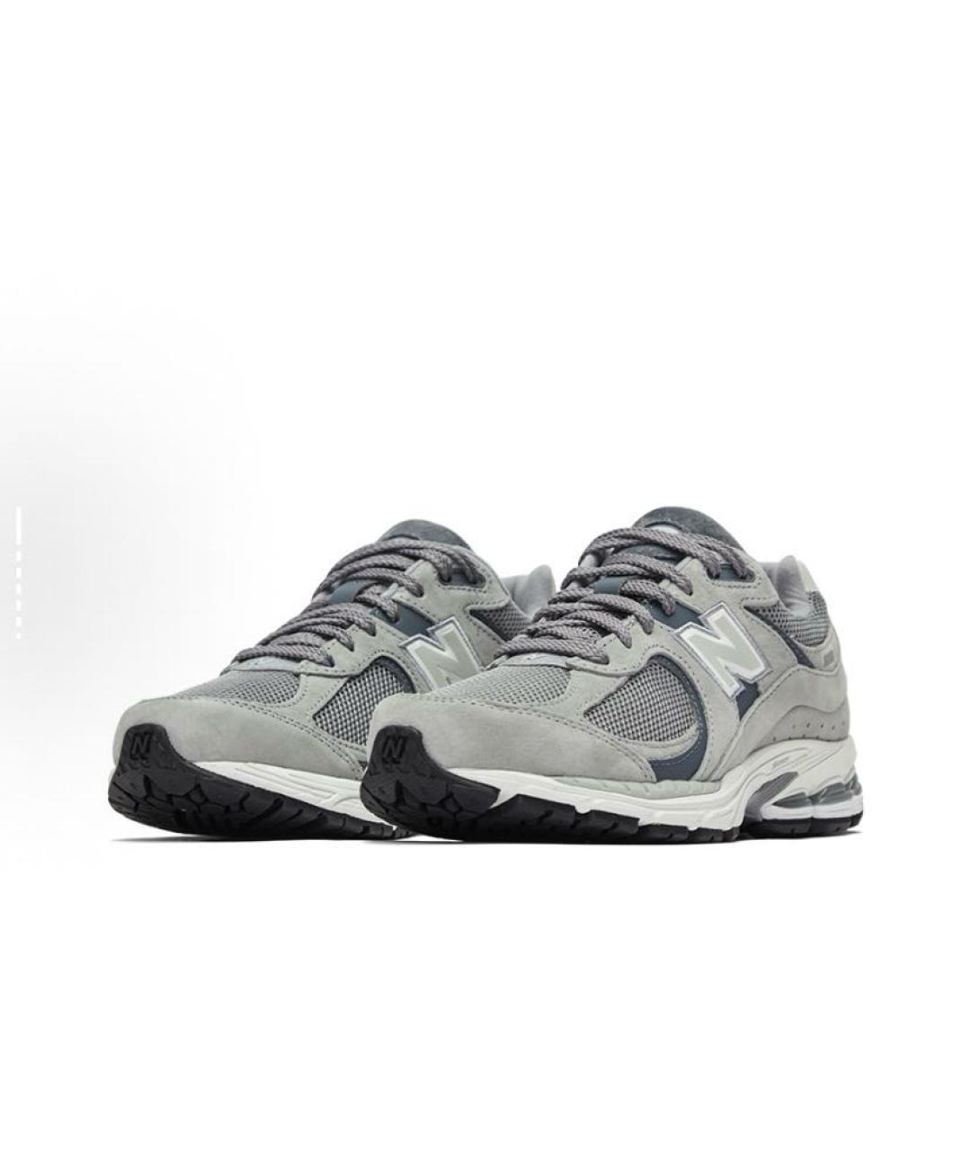 NEW BALANCE Серые замшевые кроссовки, фото 5