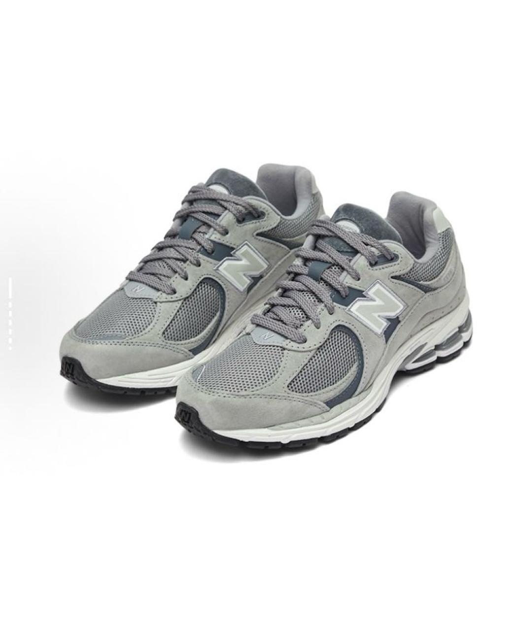 NEW BALANCE Серые замшевые кроссовки, фото 4