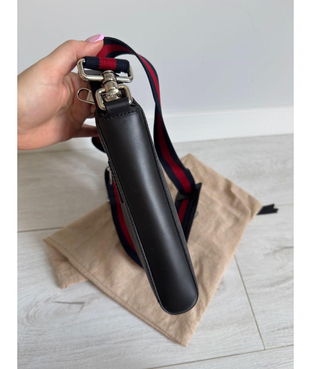 GUCCI Черная сумка на плечо, фото 8