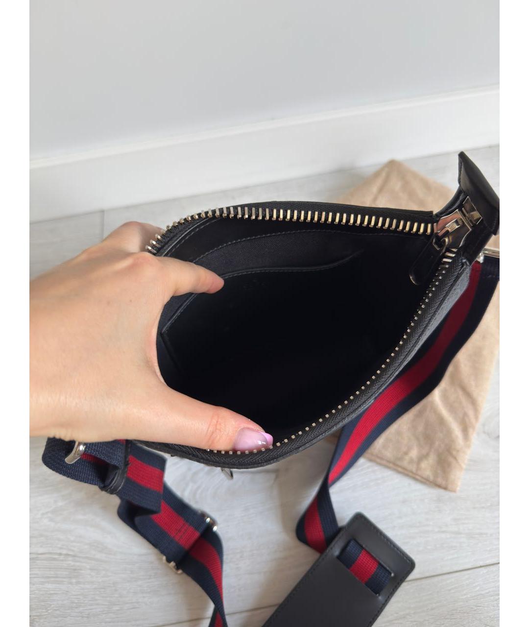 GUCCI Черная сумка на плечо, фото 4