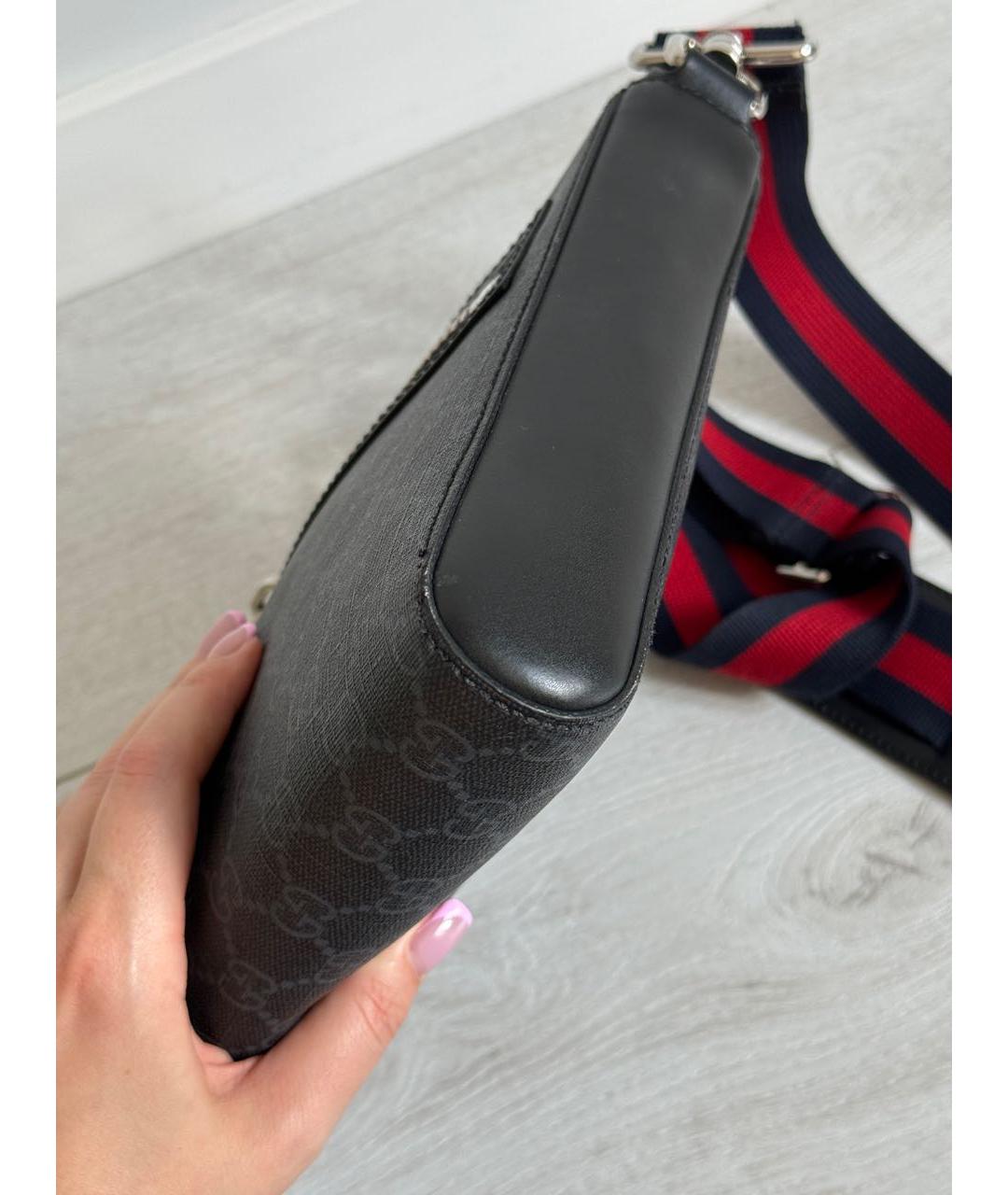 GUCCI Черная сумка на плечо, фото 5