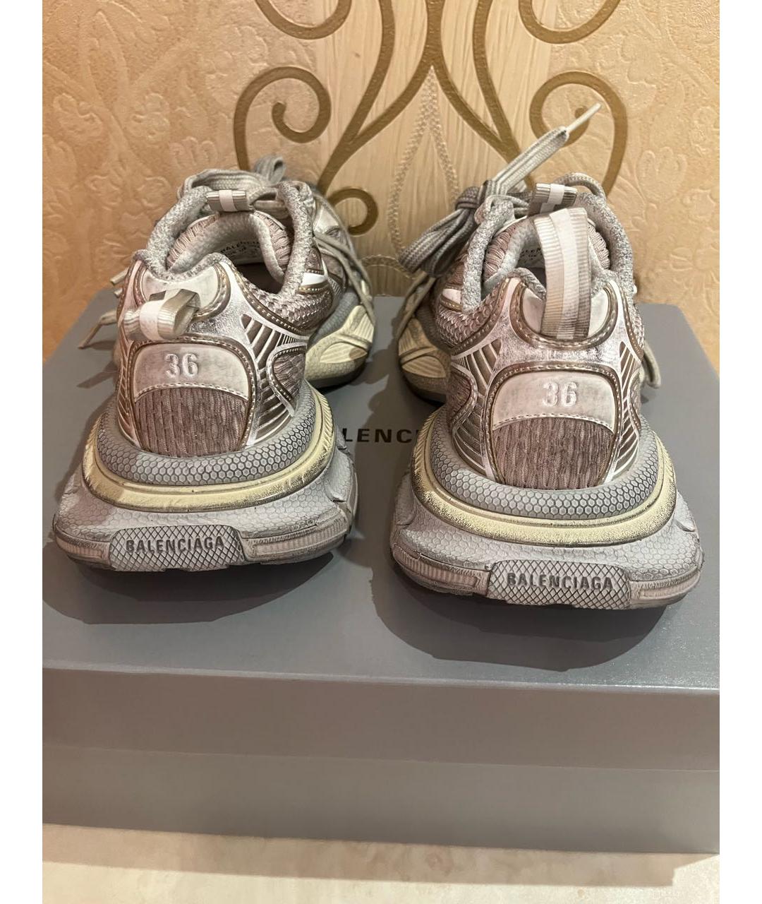 BALENCIAGA Бежевые кроссовки, фото 4