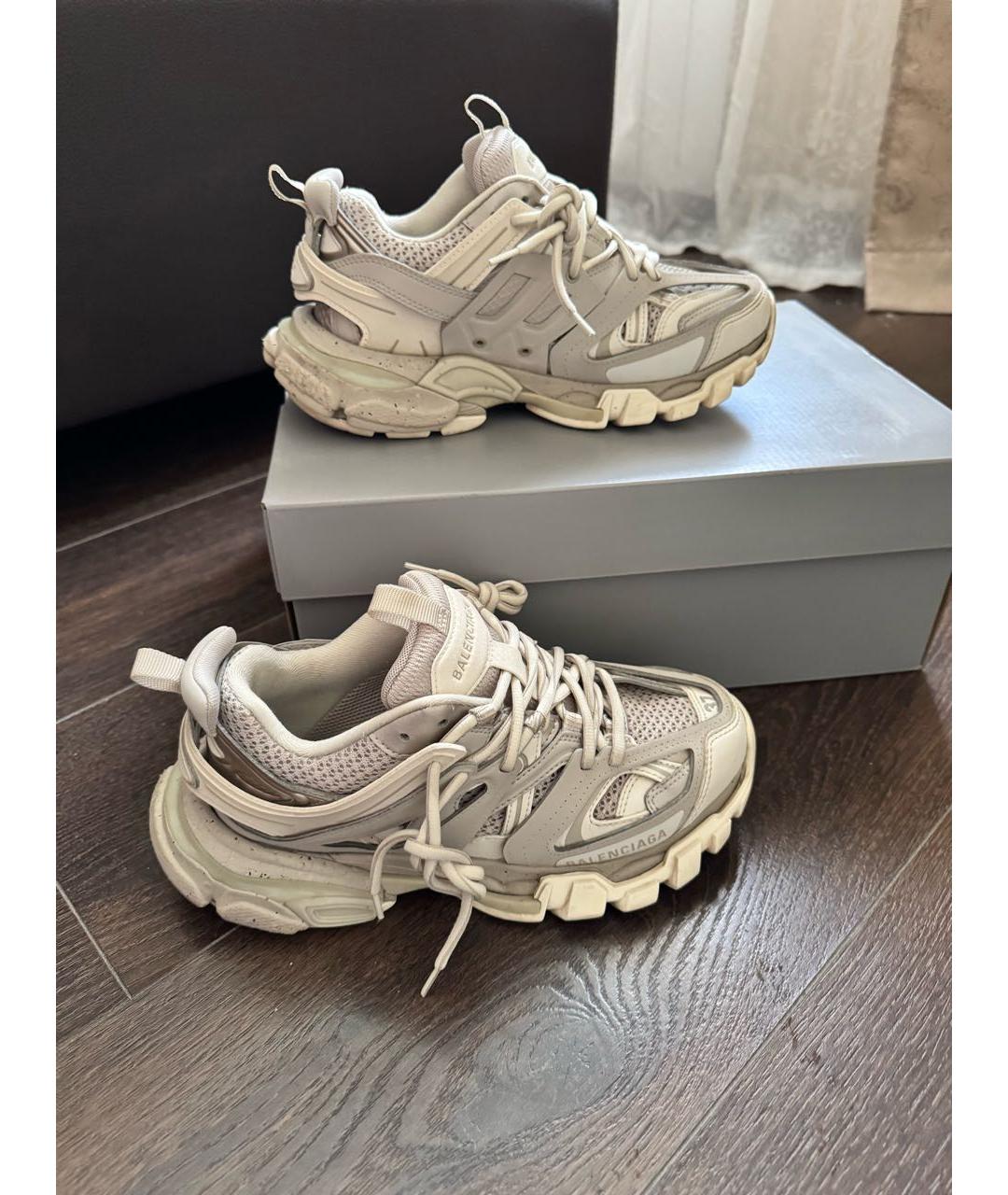 BALENCIAGA Бежевые кроссовки, фото 2
