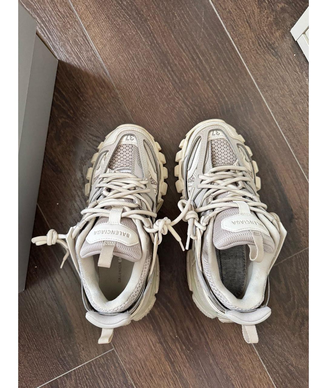 BALENCIAGA Бежевые кроссовки, фото 4