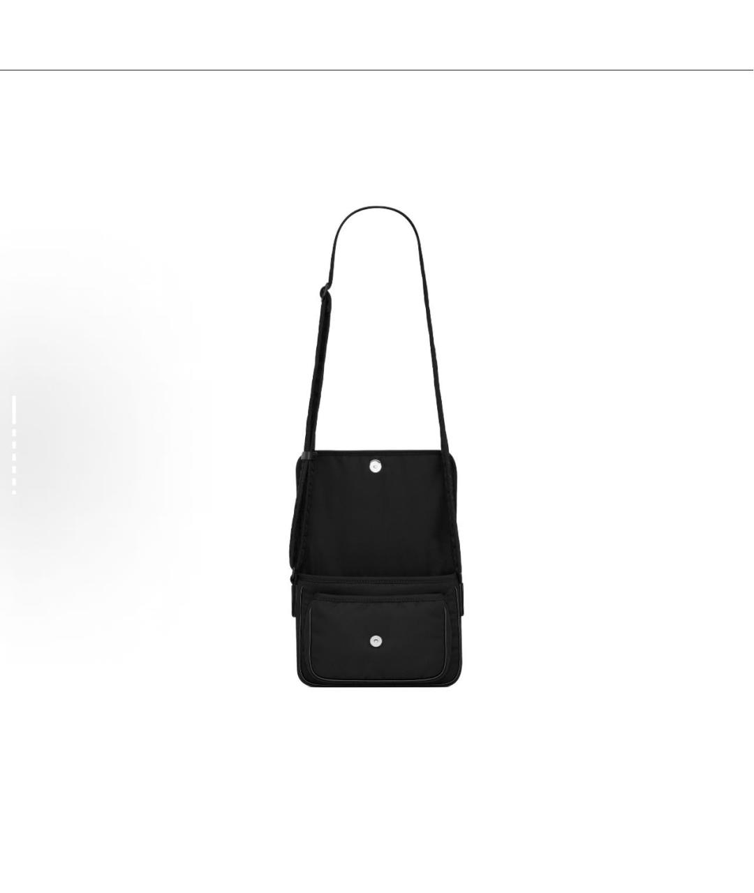 SAINT LAURENT Черная сумка на плечо, фото 5